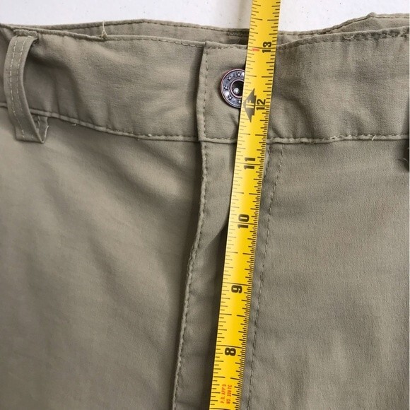 Rustic Ridge Fishing Hiking Outdoor Cargo Pocket Flat Front Tan Shorts Men Large - Picture 10 of 12
